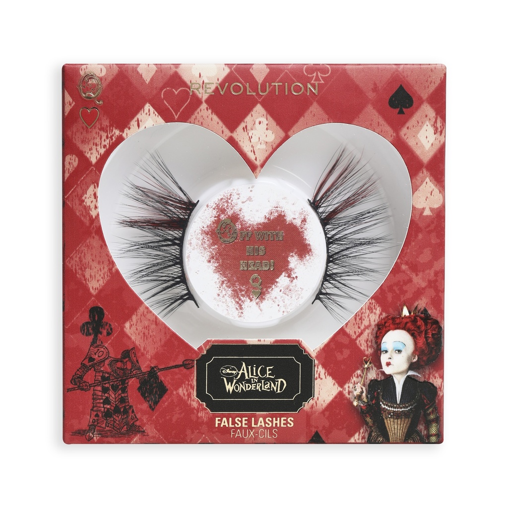 Disney's Alice in Wonderland & Revolution Red Queen False Lashes