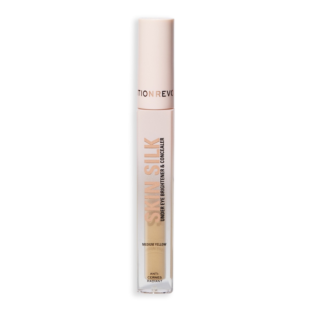 Revolution Skin Silk Under Eye Brightener & Concealer Medium Yellow