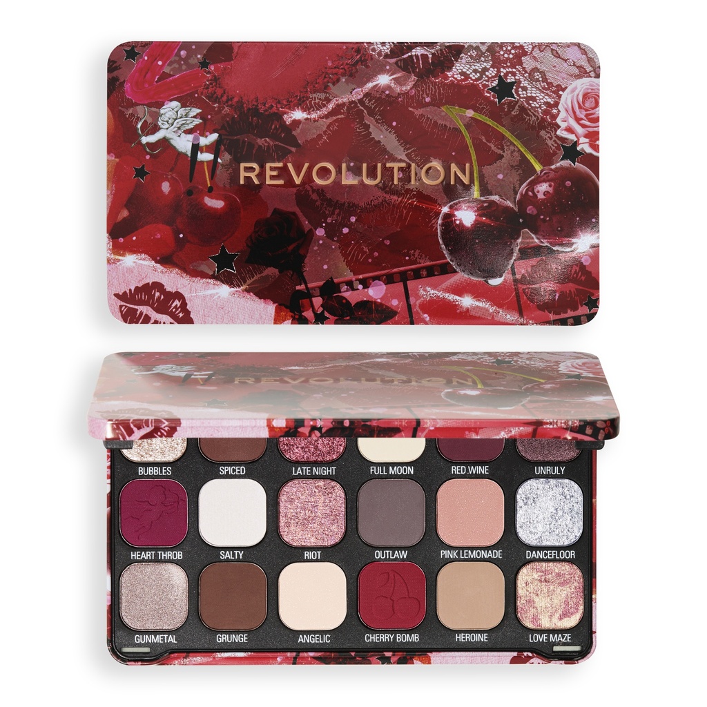 Revolution Forever Flawless Palette Cherry Rebel Red