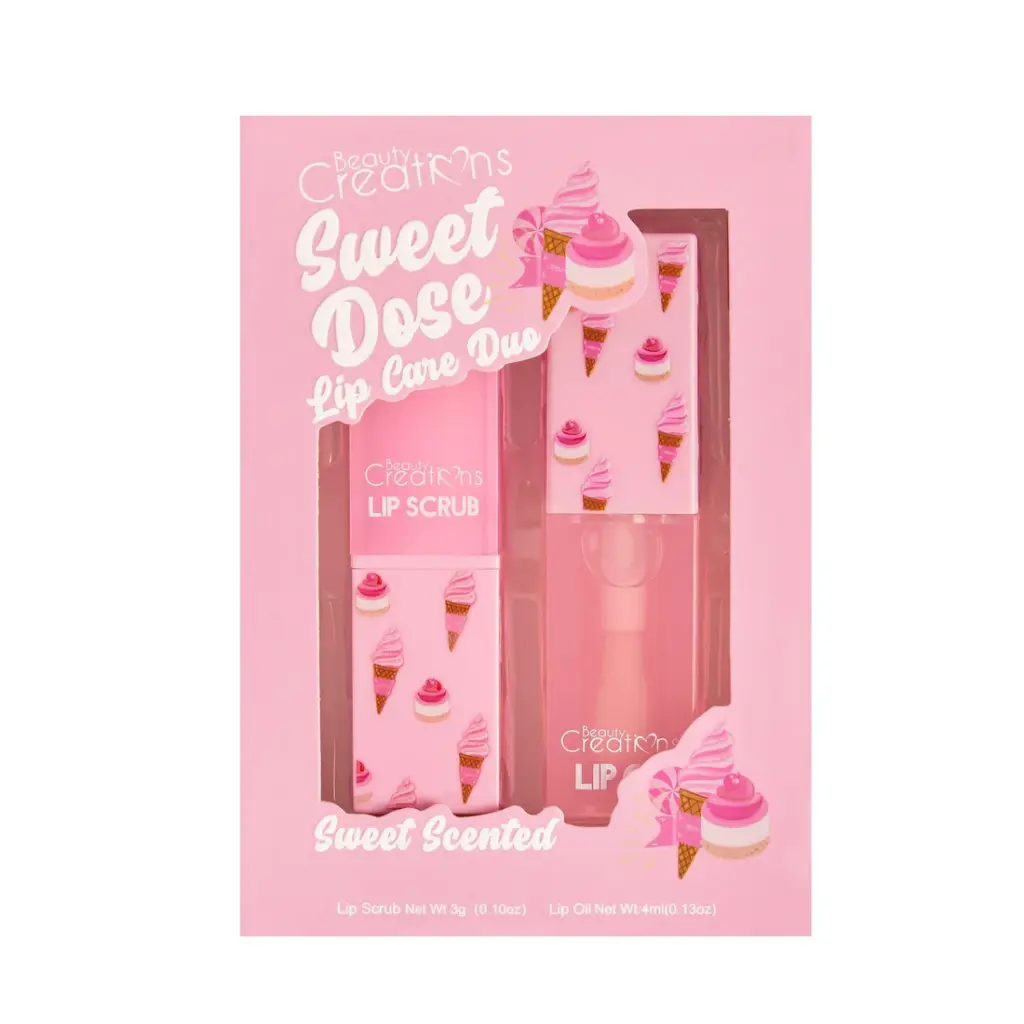 Beauty Creations Lip Oil & Lip Scrubs Duo-Sweet
