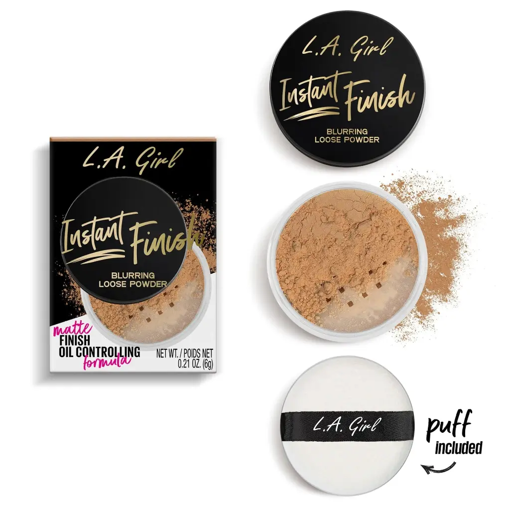 L.A. Girl Instant Finish Loose Powder Medium 