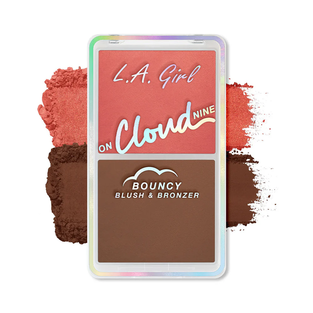 L.A Girl Bouncy Blush & Bronzer-Coral Bliss