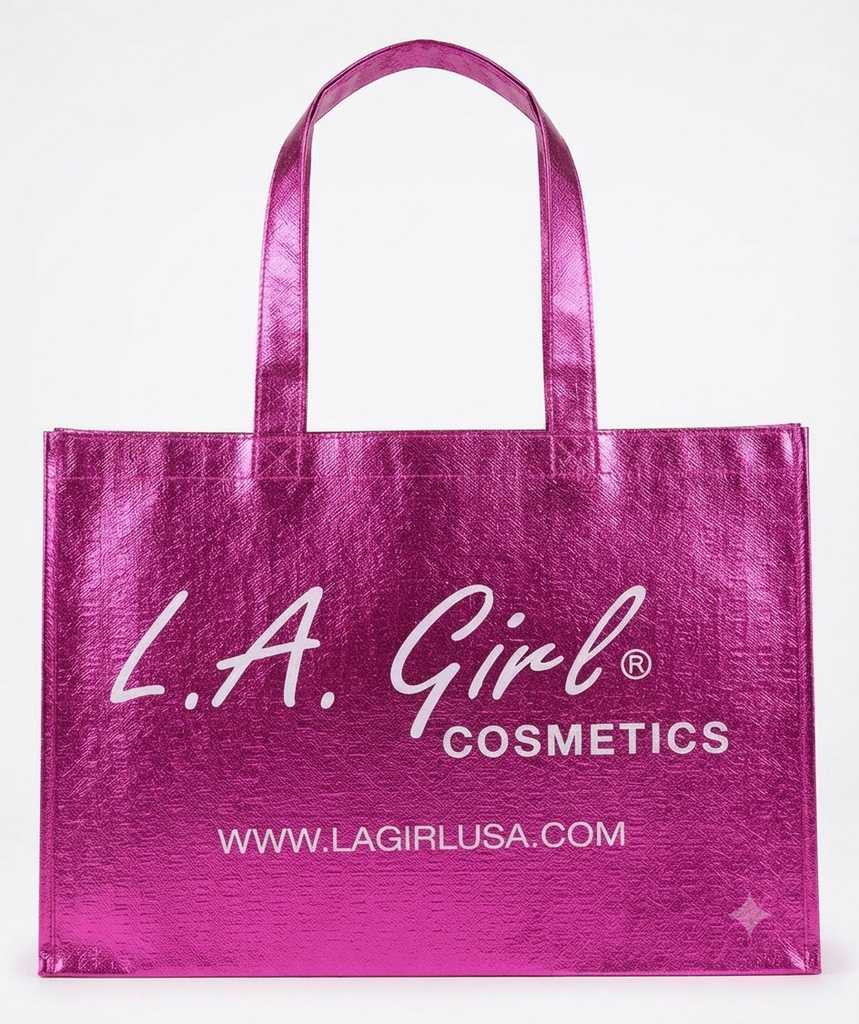 [GSHOWBAG2] L.A Girl  New Large Show Bag-Shiny Pink (GWP)