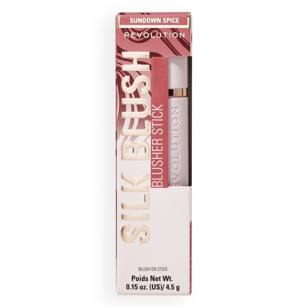Revolution Skin Silk Marble Blush Stick Sundown Spice