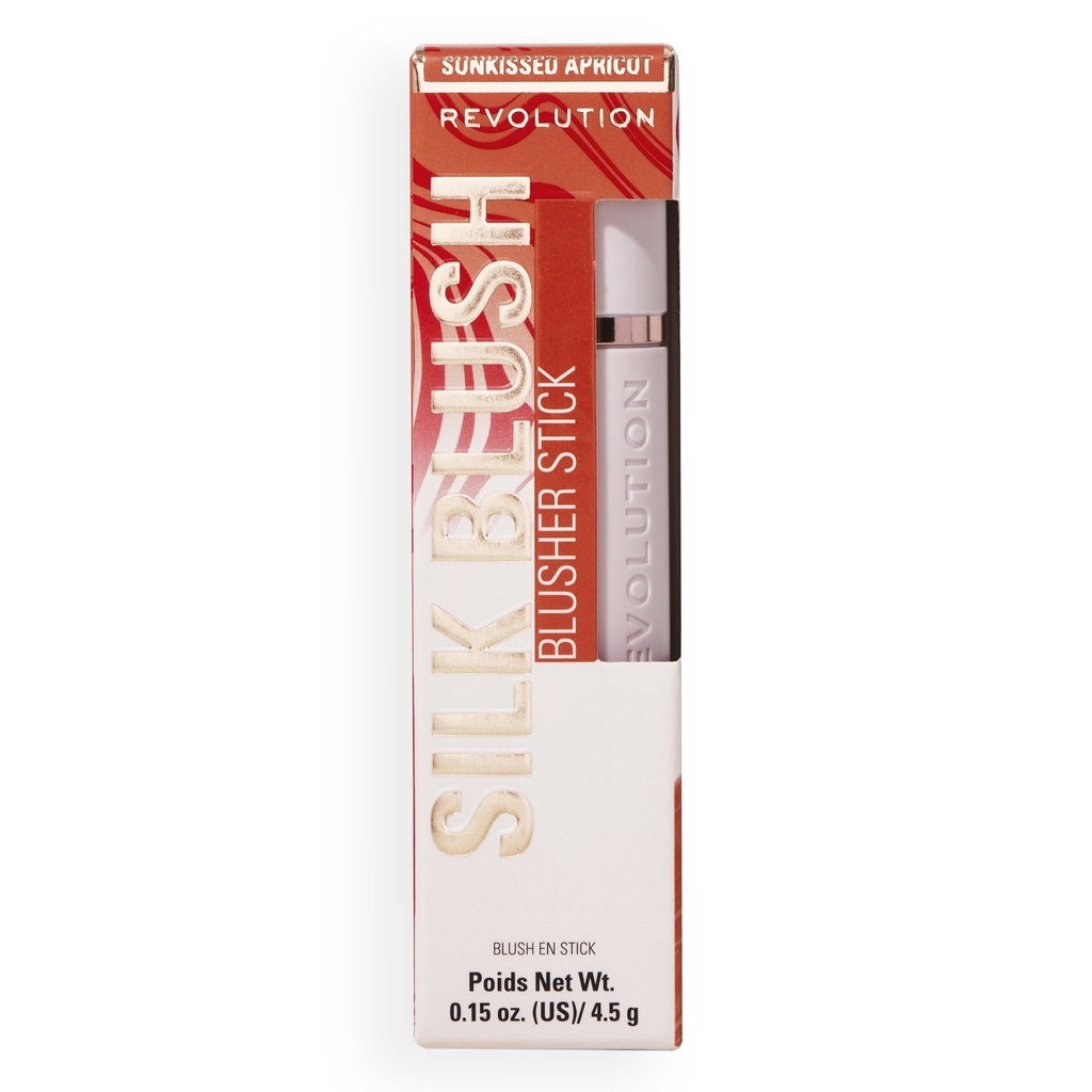 Revolution Skin Silk Marble Blush Stick Sunkissed Apricot