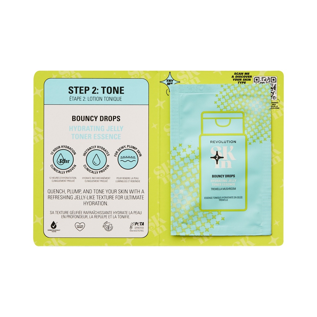 Revolution Skin Bouncy Drops Toner Hero Sachet Sample