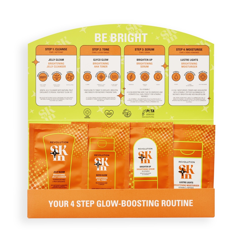 [400146] Revolution Skin Be Bright Routine Sachet Sample (GWP)