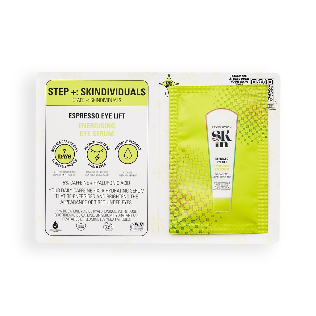 Revolution Skin Espresso Eye Lift Eye Cream Hero Sachet Sample