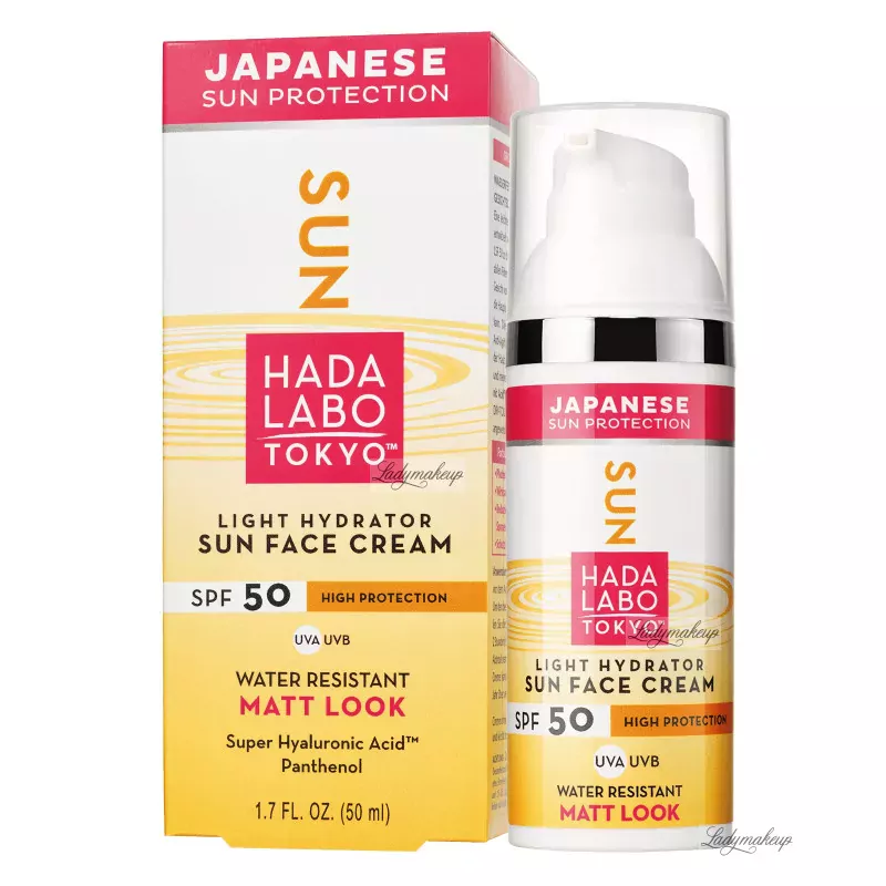 Hada Labo Tokyo Light Hydrator Sun Face Cream SPF 50+ - Matt Look-50 ml