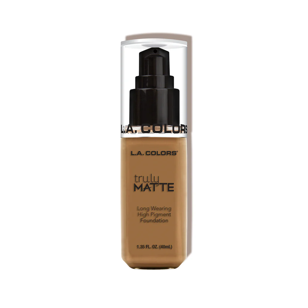 L.A. COLORS Truly Matte Liquid Foundation Warm Caramel
