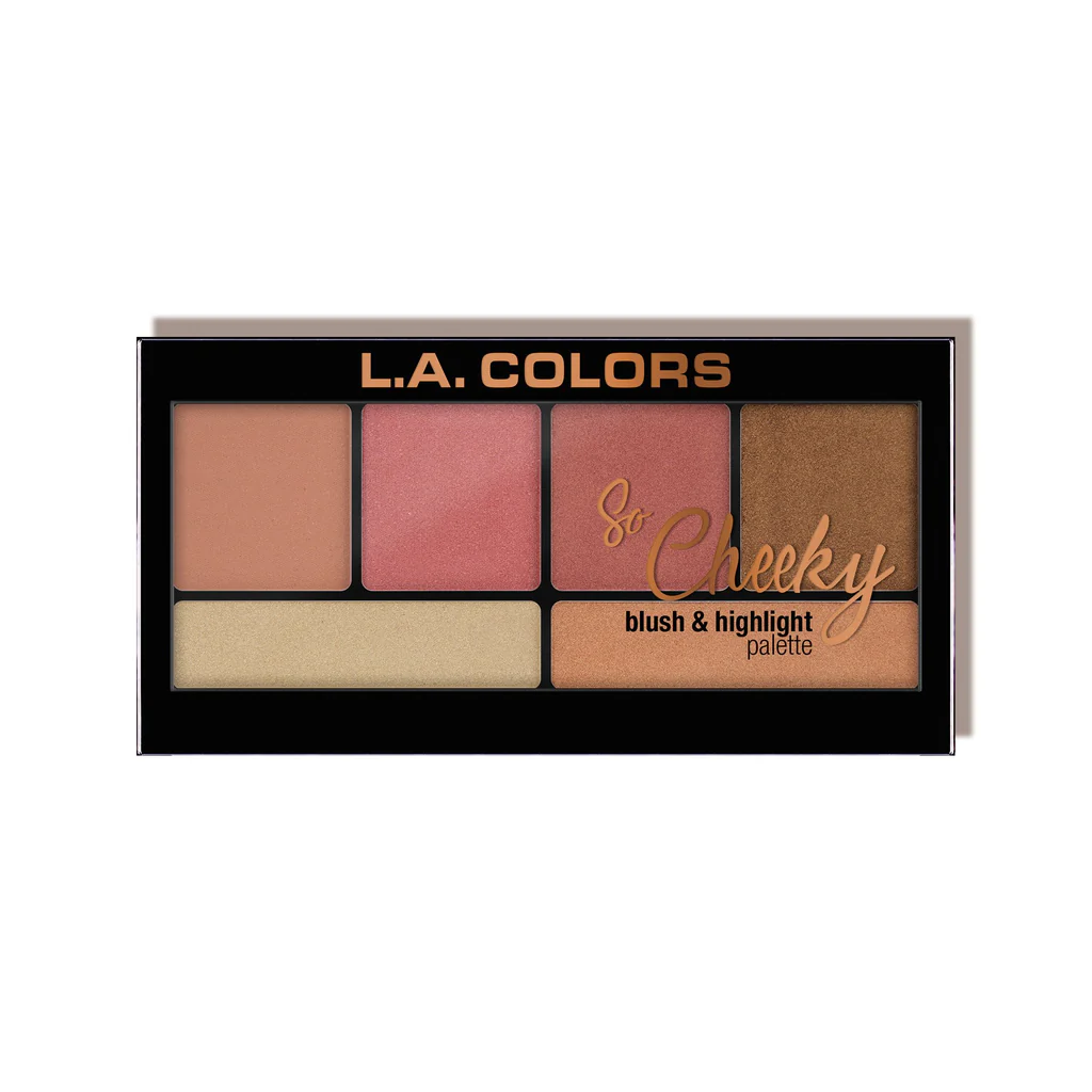 L.A. COLORS So Cheeky Blush & Highlighter Peaches and Cream