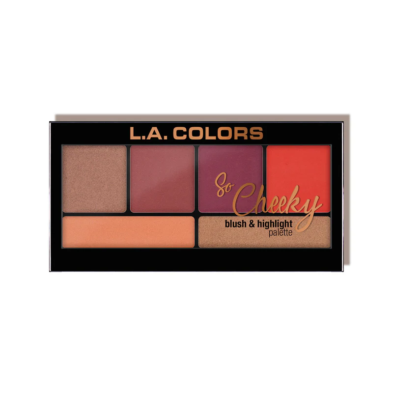 L.A. COLORS So Cheeky Blush & Highlighter Hot and Spicy