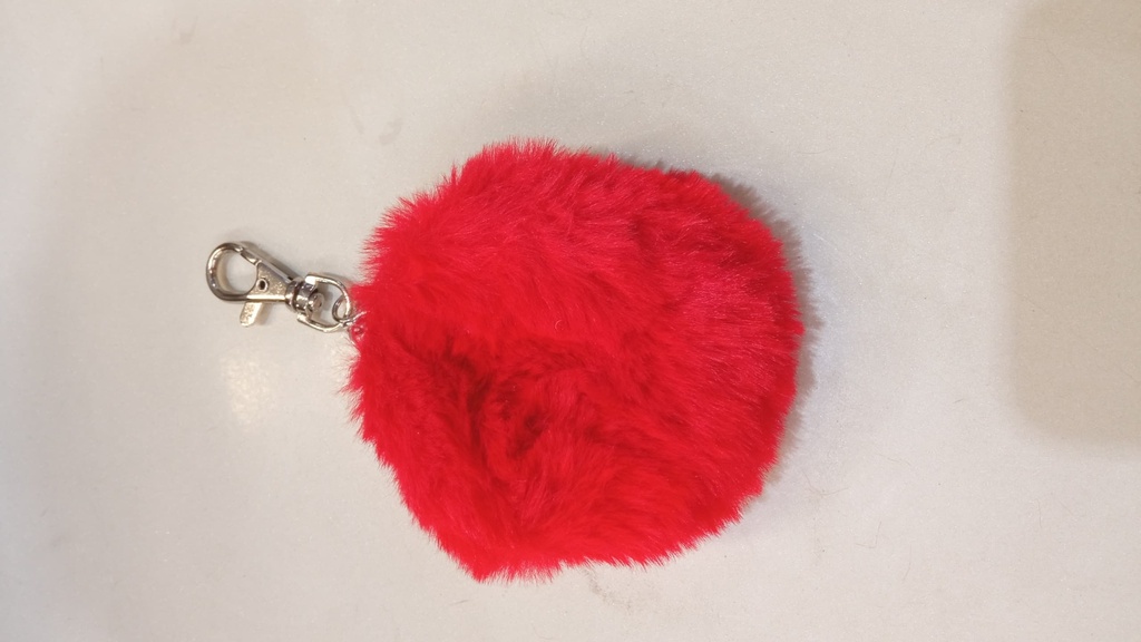 (KR) TIRTIR_(GWP2) Mini Cushion Exclusive Keyring (Red Fur Keyring) 