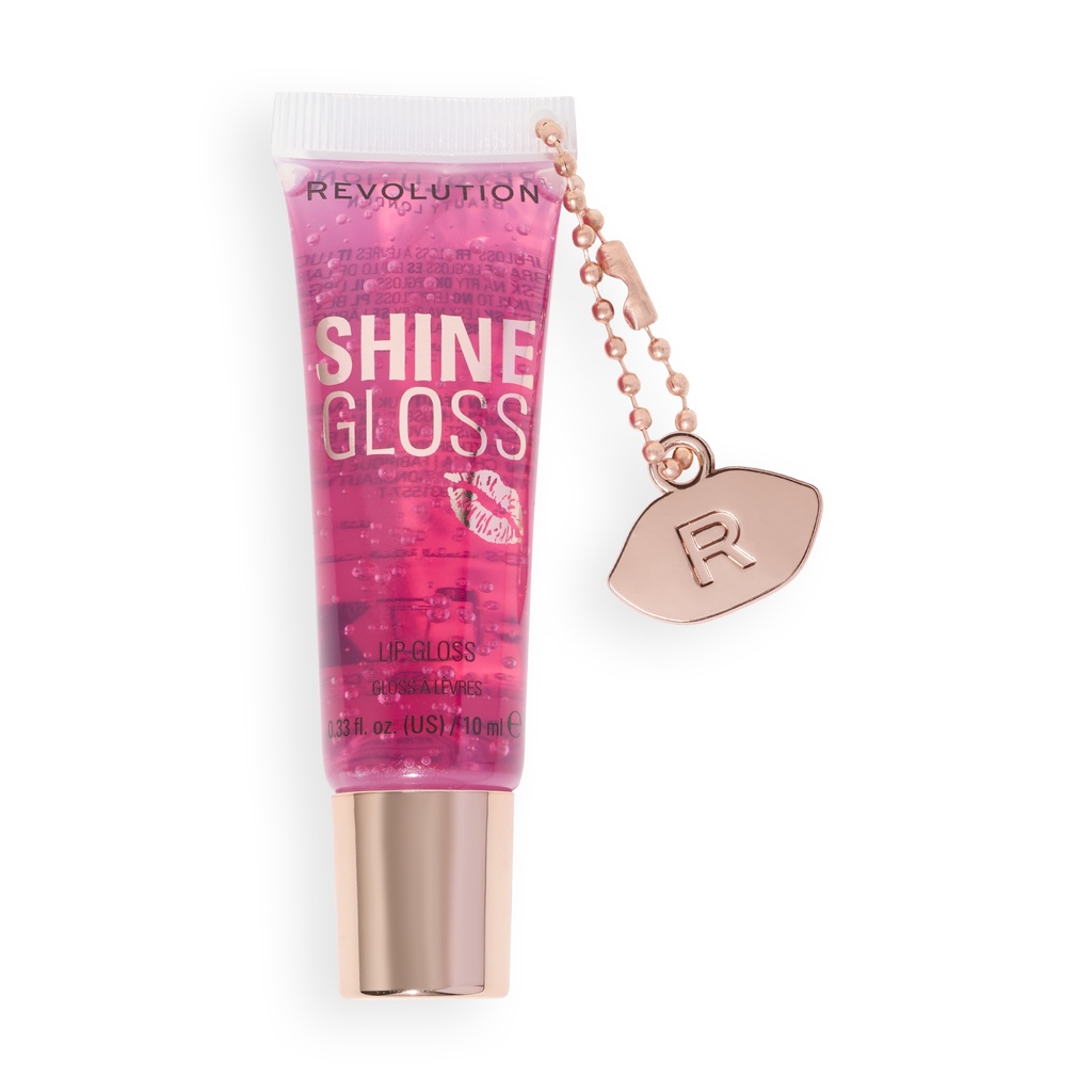 Revolution Shine Gloss Lip Gloss Raspberry Ripple