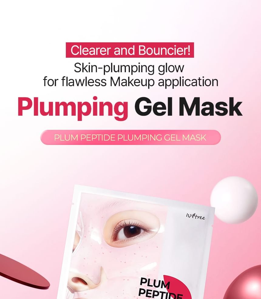 Isntree Plum Peptide Plumping Gel Mask 30G*1Ea 
