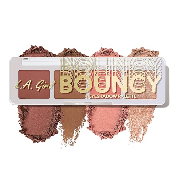 L.A. Girl Bouncy 4 Eyeshadow Palette Air Kisses