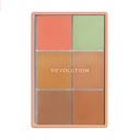 Revolution Everything Base Face Icon Complexion Palette Medium 