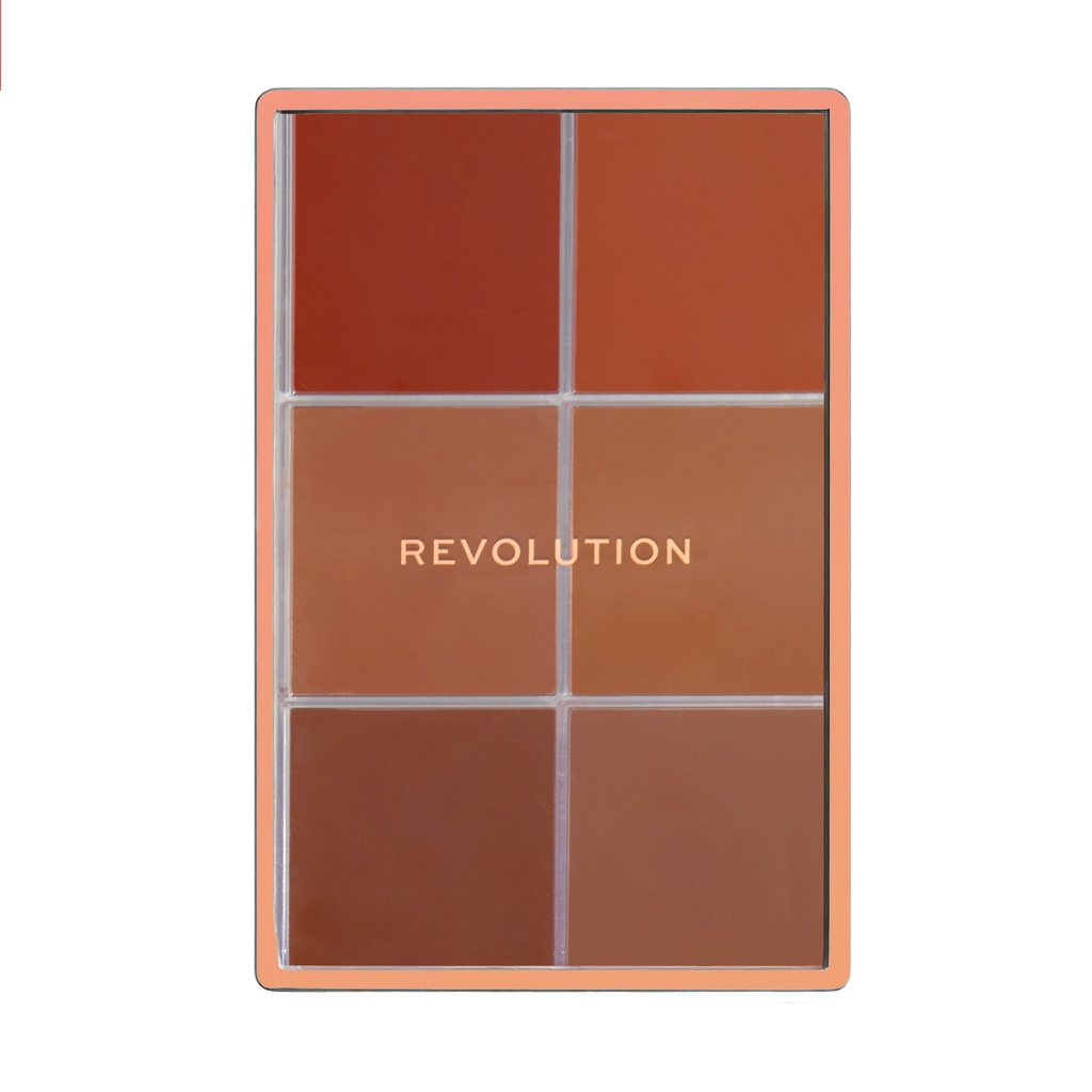Revolution Everything Base Face Icon Complexion Palette Dark 