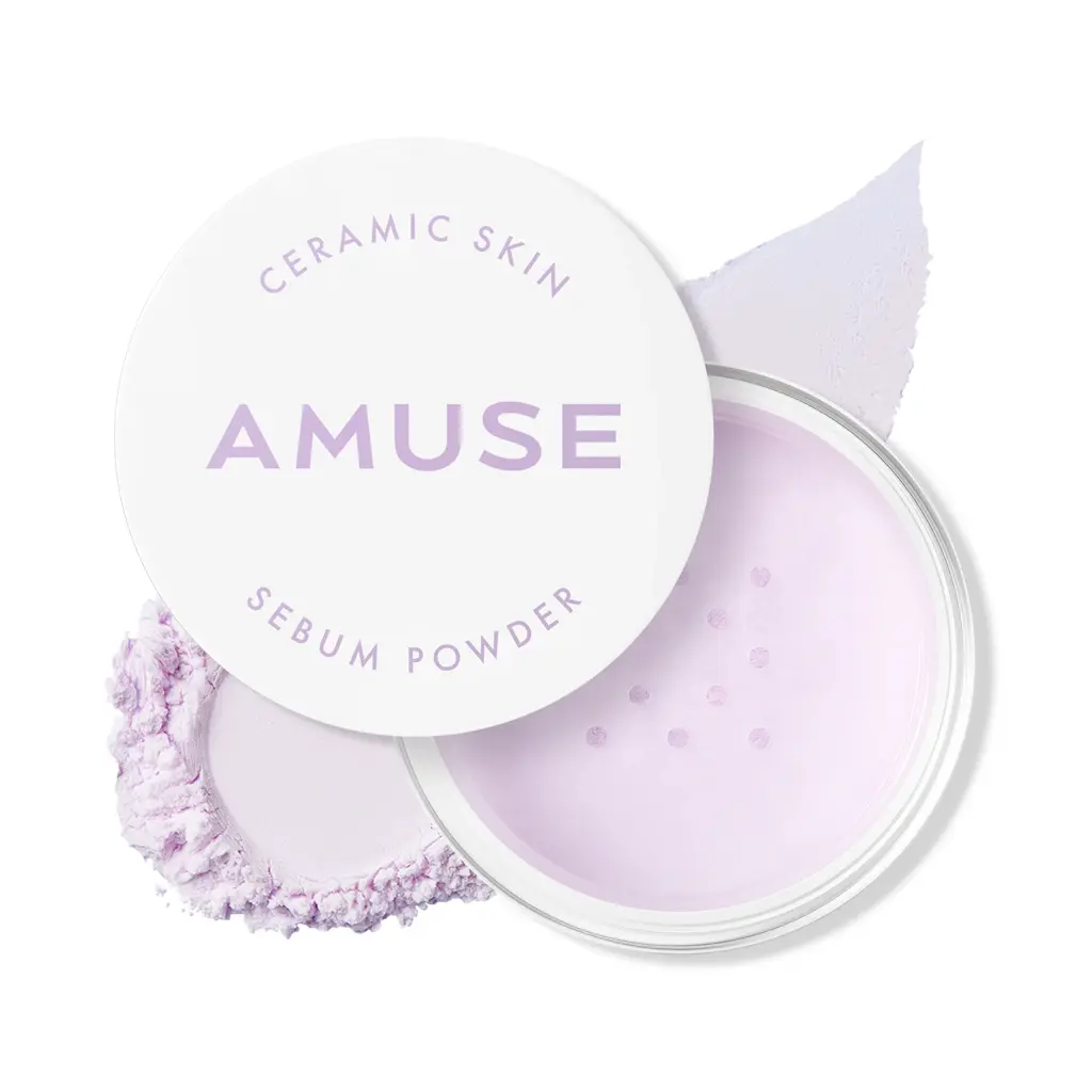 [Amuse] Ceramic Skin Sebum Powder 02 Violet