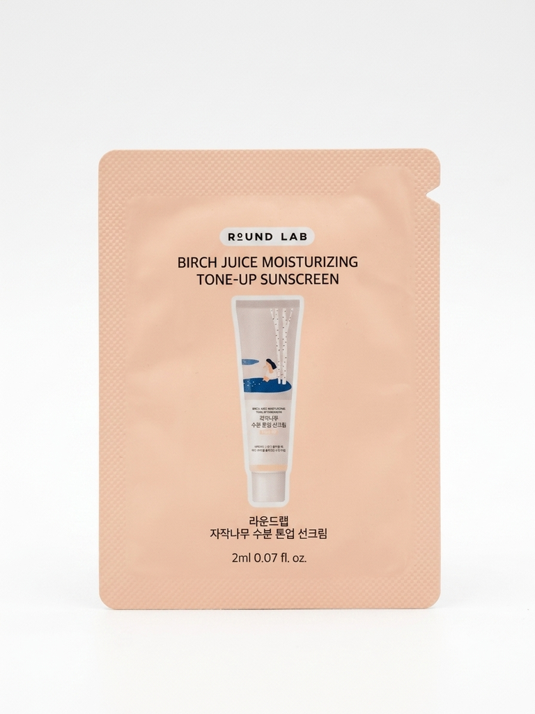 [864759114] ROUND LAB BIRCH JUICE MOISTURIZING TONE-UP SUNSCREEN POUCH 2ml (GWP)