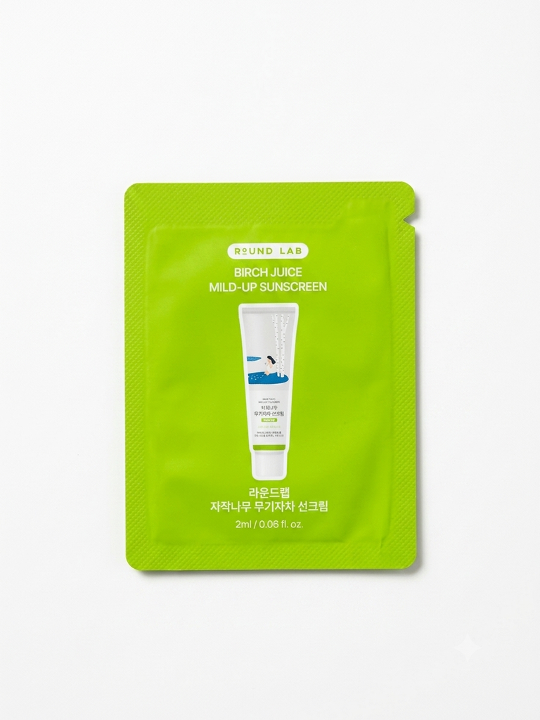 [875909515] ROUND LAB BIRCH JUICE MILD UP SUNSCREEN POUCH 2ml (GWP)