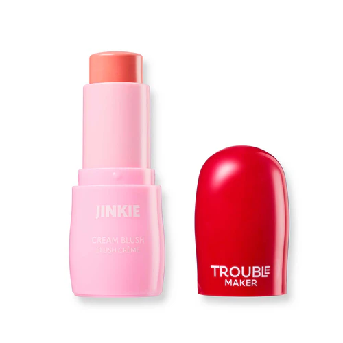 Trouble Maker Jinkie Stick Cream Blush Too Much Baby Pink