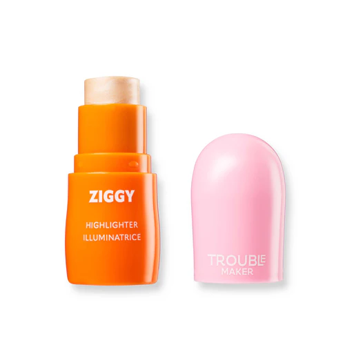 Trouble Maker Ziggy Stick Glass Highlight Stardust Gold