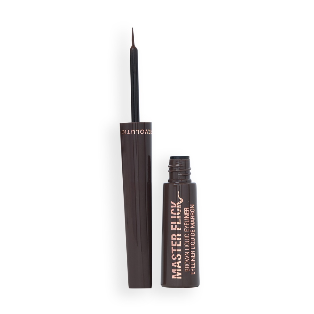 Revolution Master Flick Dip Liquid Eyeliner Mocha Brown
