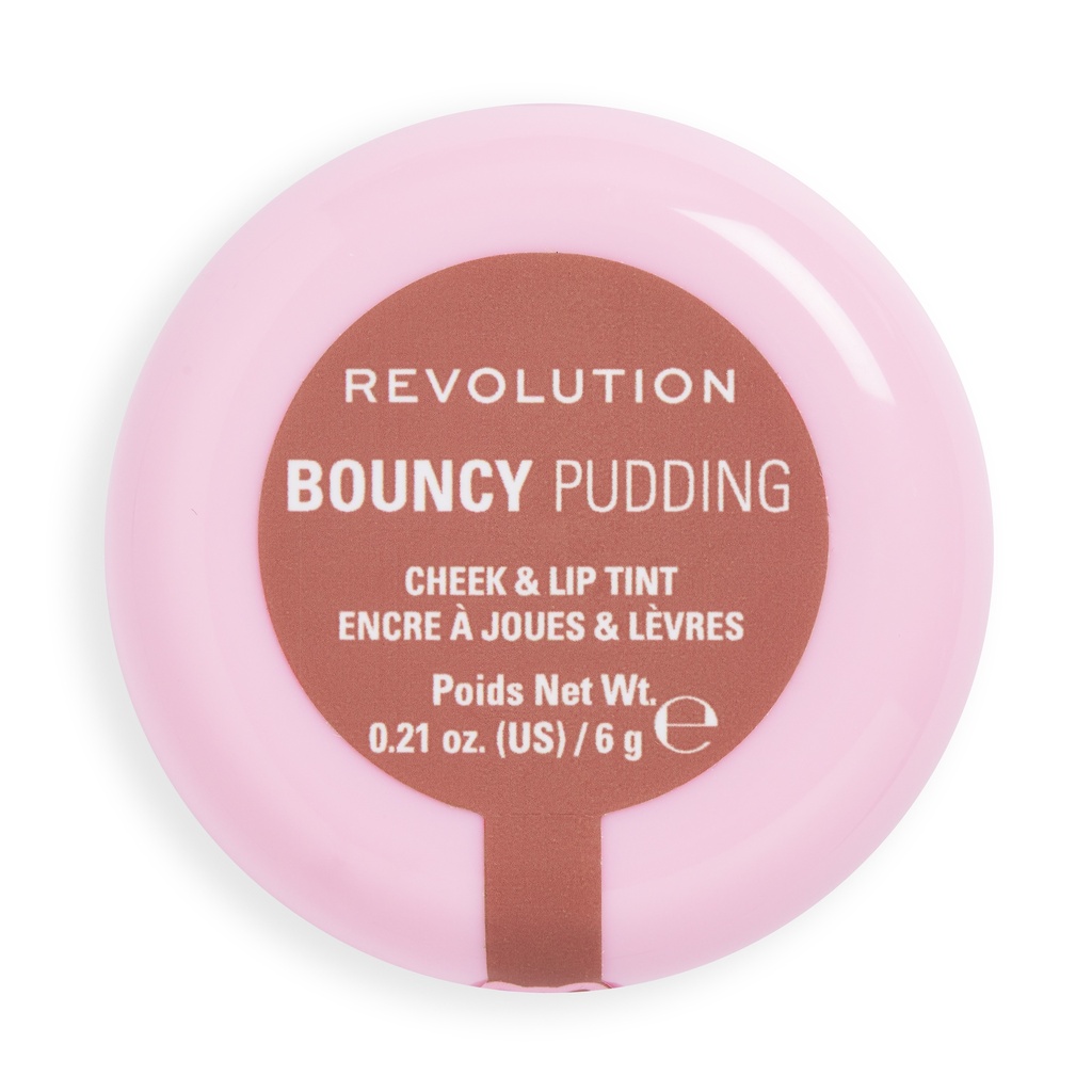 Revolution Bouncy Pudding Lip & Cheek Hazy Nude