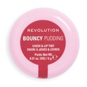 Revolution Bouncy Pudding Lip & Cheek Pink Mood