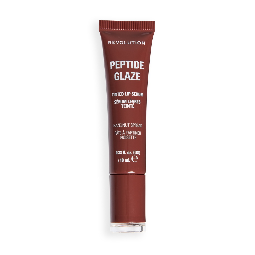 Revolution Peptide Glaze Tinted Lip Serum Hazelnut Spread