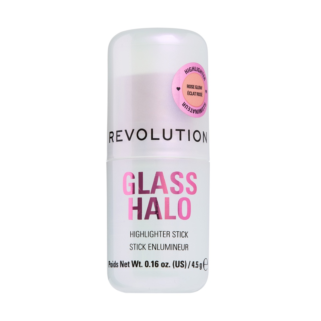 Revolution Glass Halo Highlighter Stick Rose Glow