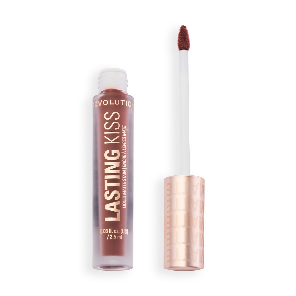 Revolution Lasting Kiss Liquid Lipstick Spiced Brown