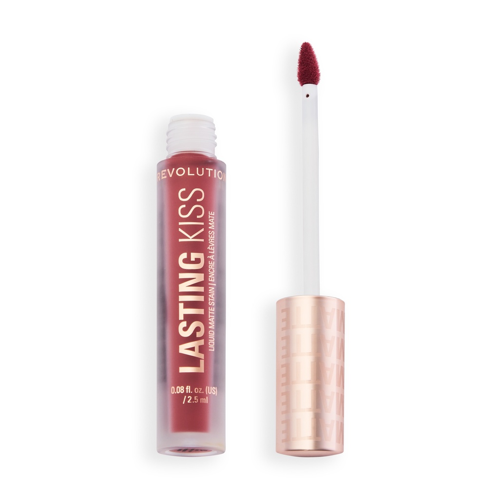 Revolution Lasting Kiss Liquid Lipstick Plum Pink