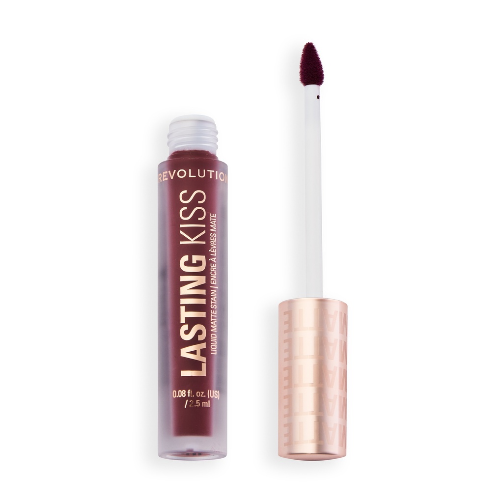 Revolution Lasting Kiss Liquid Lipstick Drama Pink