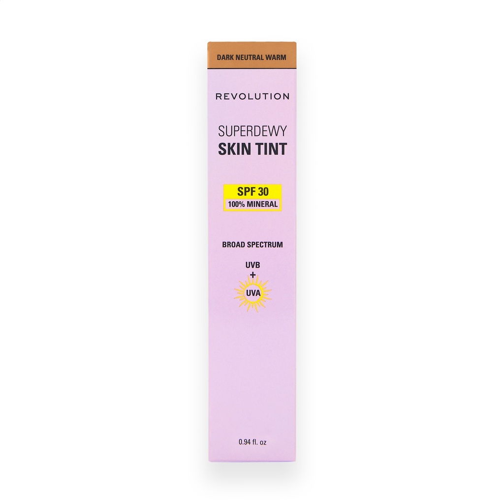 Revolution Superdewy Sundew SPF30 Skin Tint Dark Neutral Warm