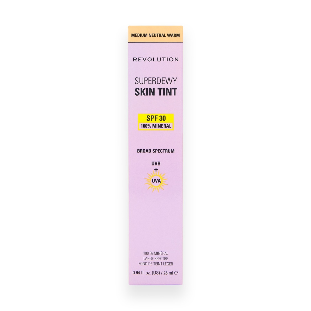 Revolution Superdewy Sundew SPF30 Skin Tint Medium Neutral Warm 
