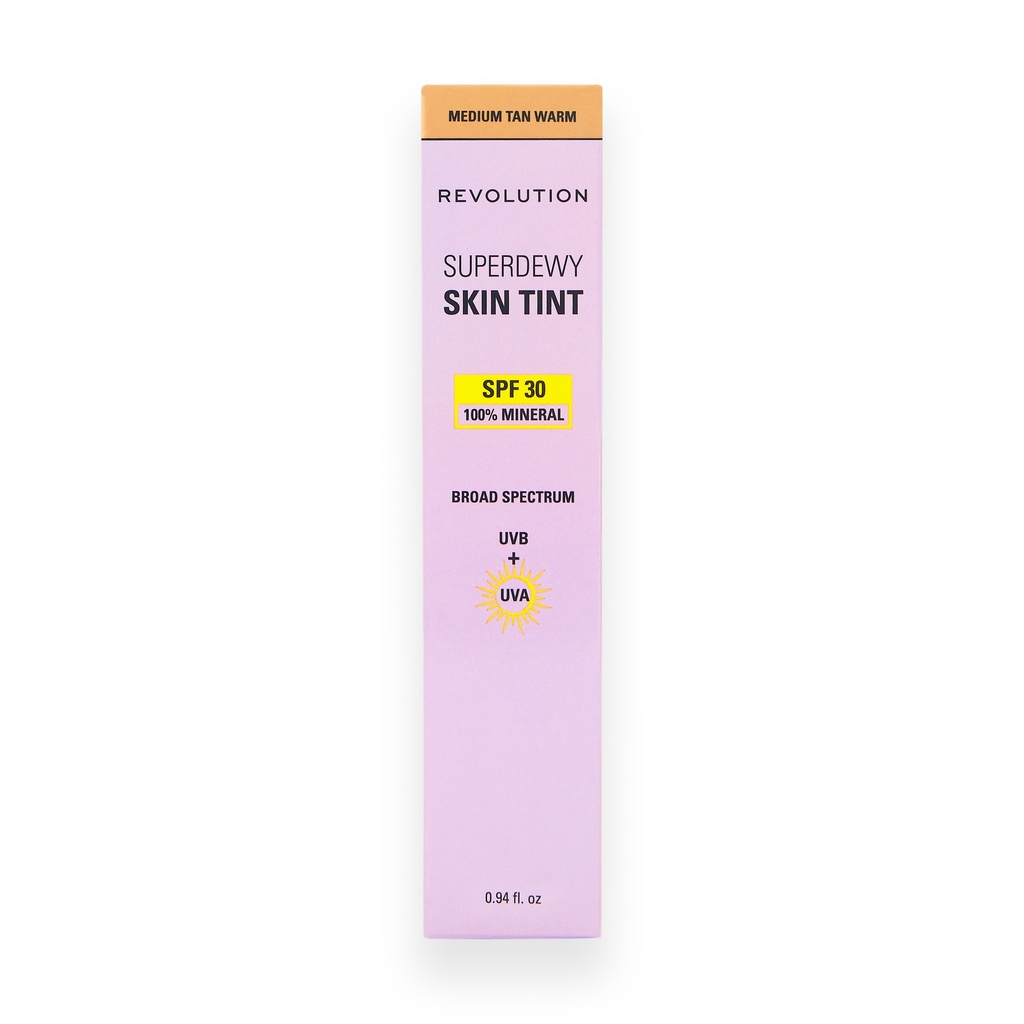 Revolution Superdewy Sundew SPF30 Skin Tint Medium Tan Warm