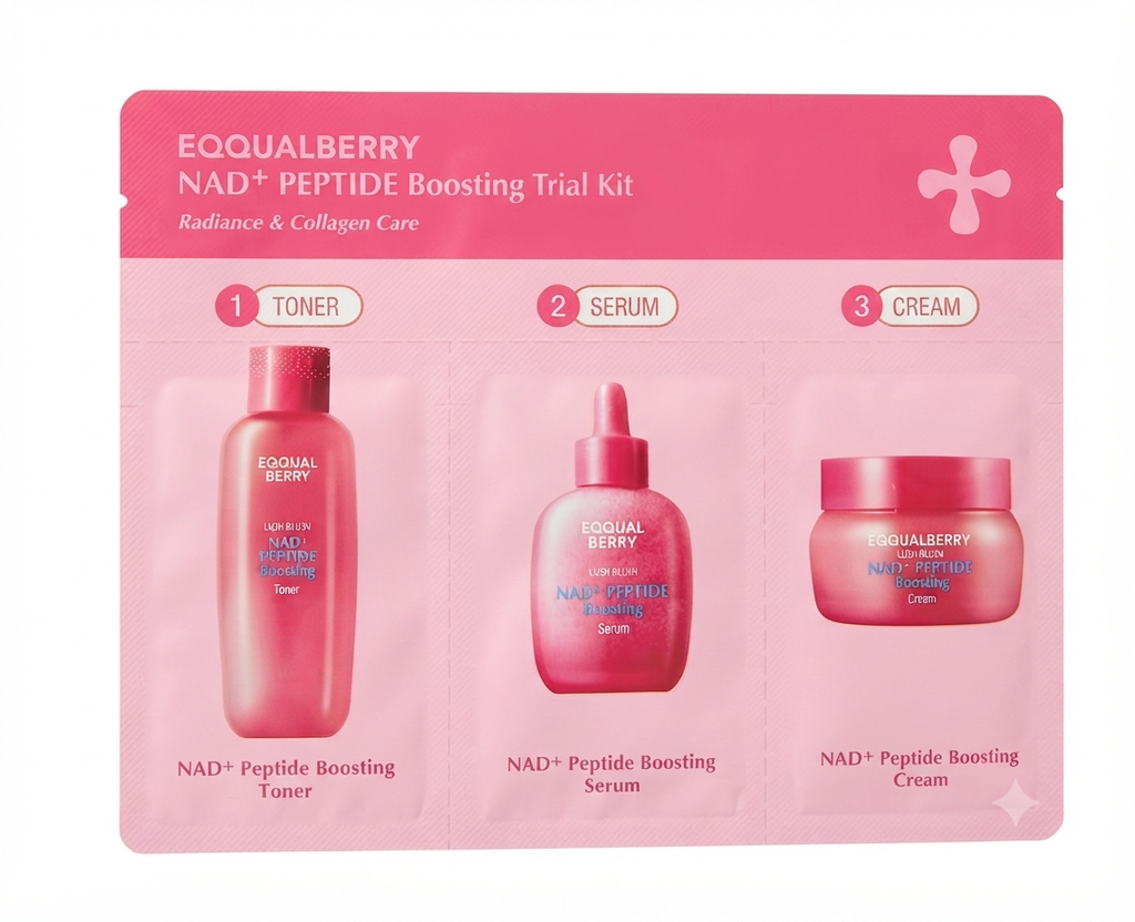 [8809875458501] Eqqualberry NAD+PEPTIDE Boosting Trial Kit (GWP)