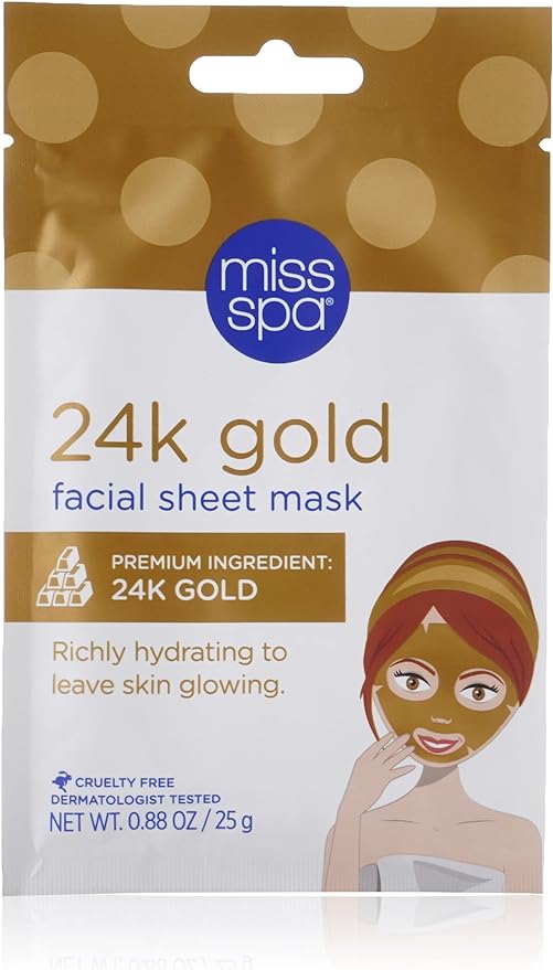miss spa 24k Gold Facial Sheet Mask