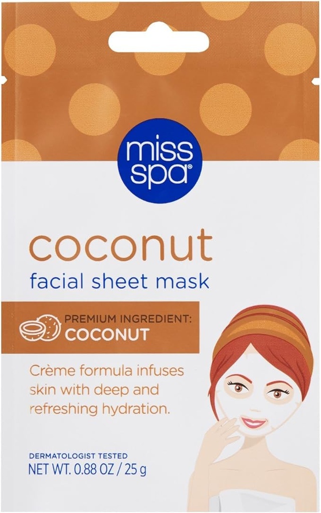 
Coconut Facial Sheet Mask