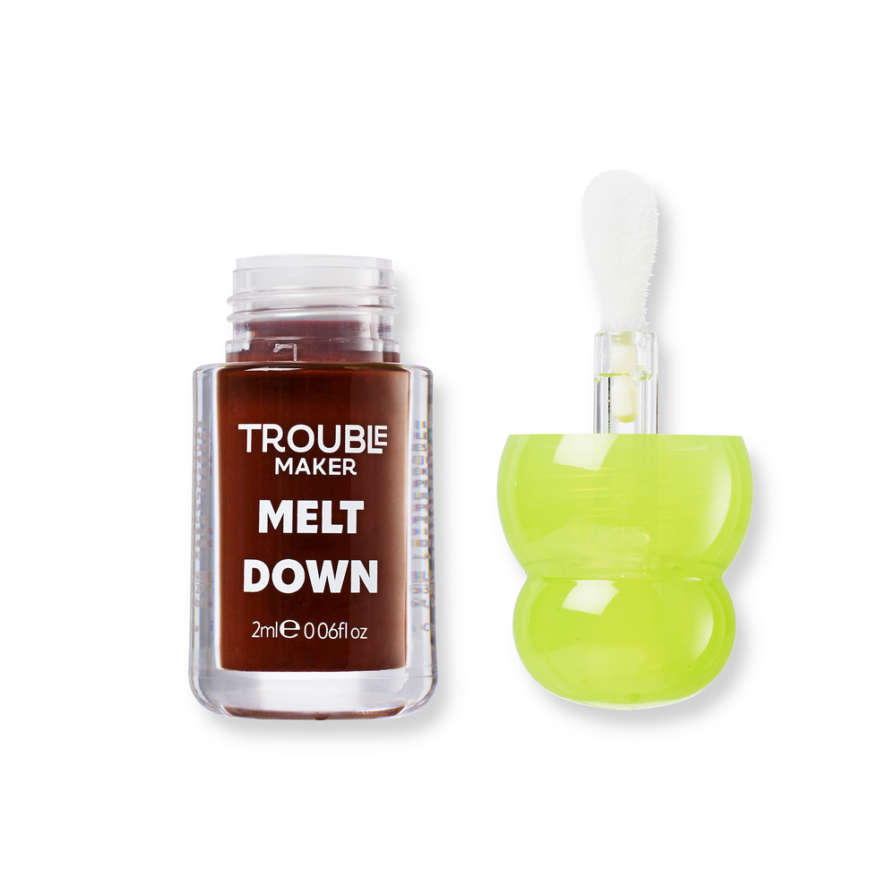 Trouble Maker Melt Down Lip Oil Snapper Brown