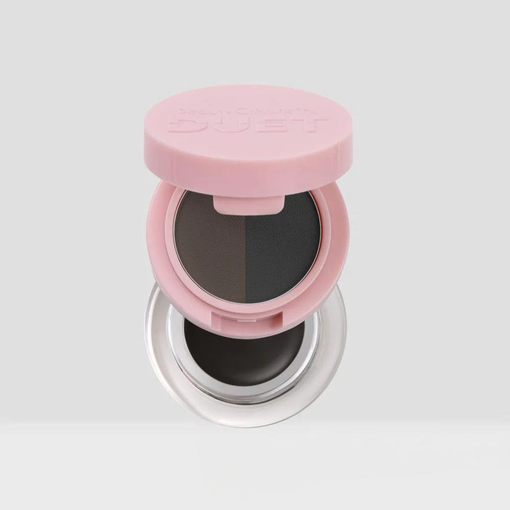 Beauty Creations Duet Brow Powder + Pomade Ebony