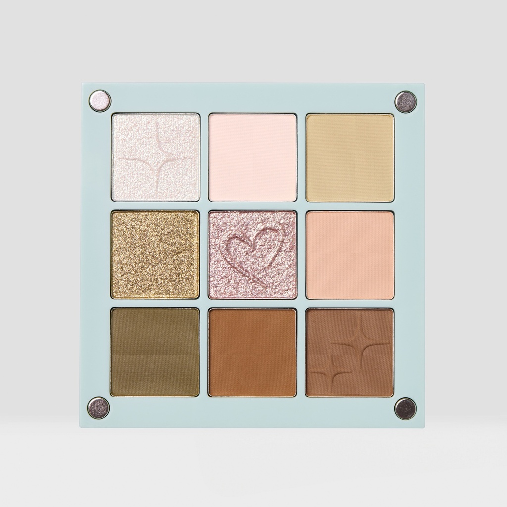 Beauty Creations 9 Colors Magnetic Shadows Palette "Give Me Moss"