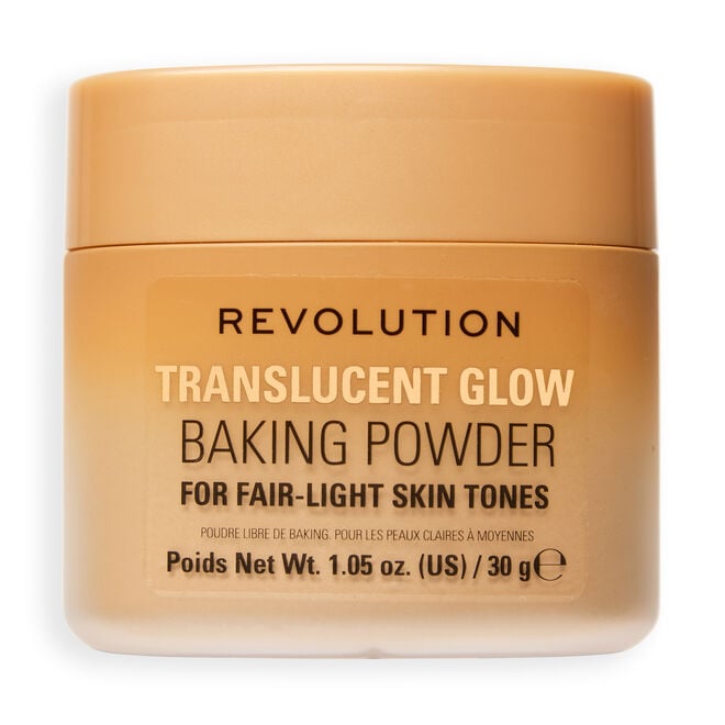 Revolution Translucent Glow Loose Baking Powder Fair to Light 