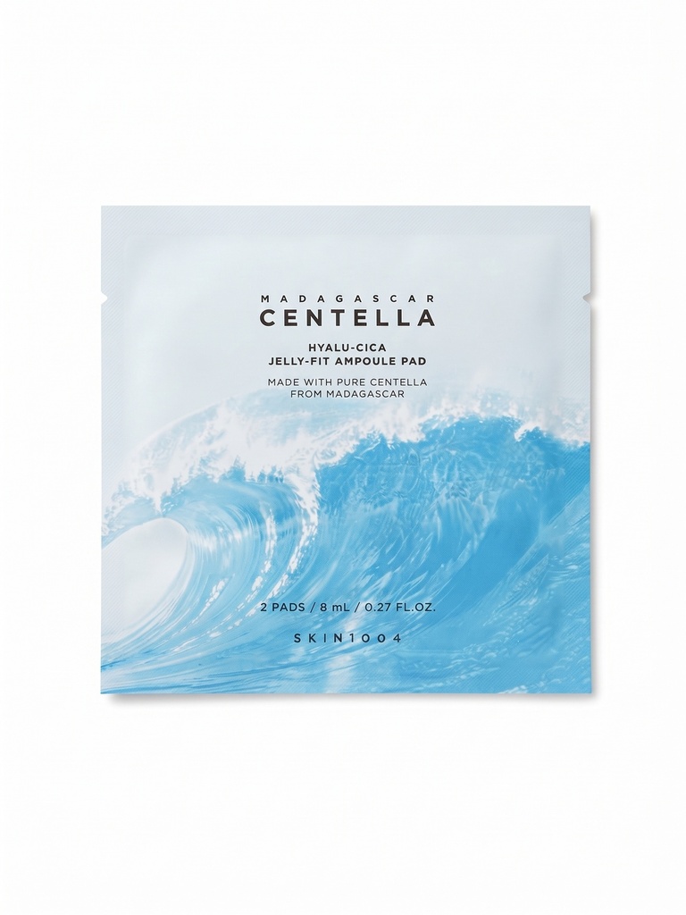 Skin1004 Madagascar Centella Hyalu-Cica Jelly-Fit Ampoule Pad 2Pads ( GWP )