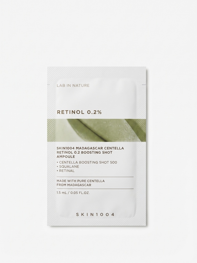 Skin1004 Madagascar Centella Retinol 0.2 Boosting Shot Ampoule 1.5Ml_Sachet ( GWP )