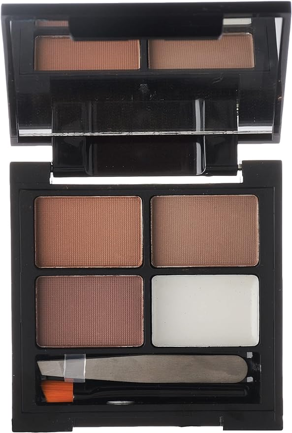 Makeup Revolution Focus & Fix Brow Kit Medium Dark