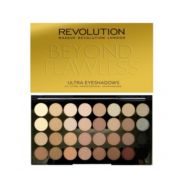 Makeup Revolution Ultra 32 shade   Eyeshadow Beyond Flawless