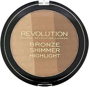 Makeup Revolution Ultra Bronze, shimmer and highlighter
